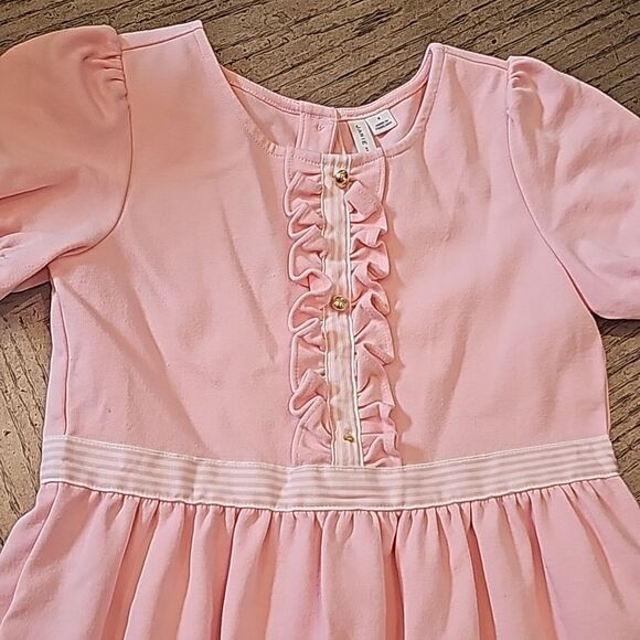 Janie and Jack light pink ruffle dress size 8 - Picture 2 of 9